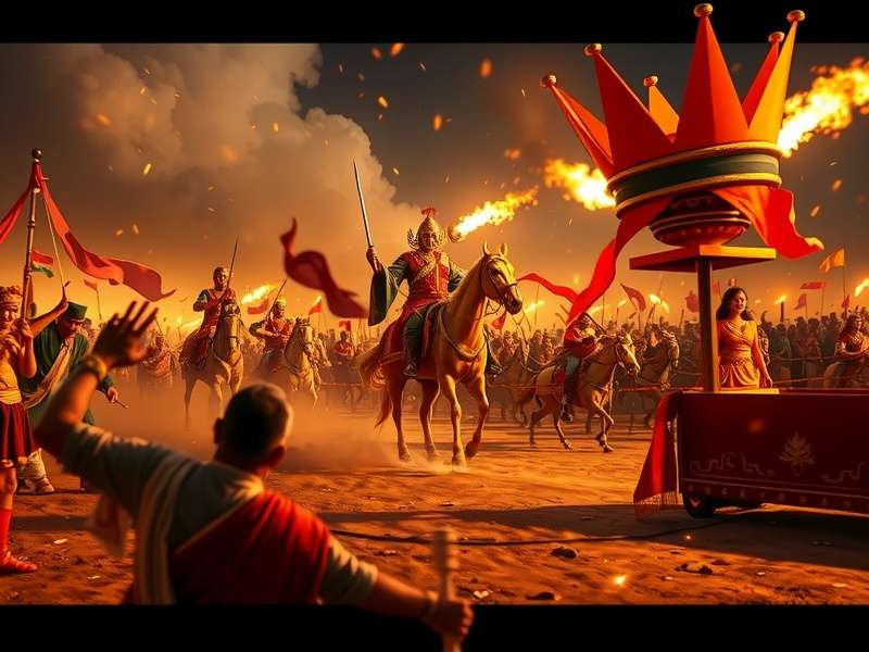 Rajput Crown S Glory Battle Scene